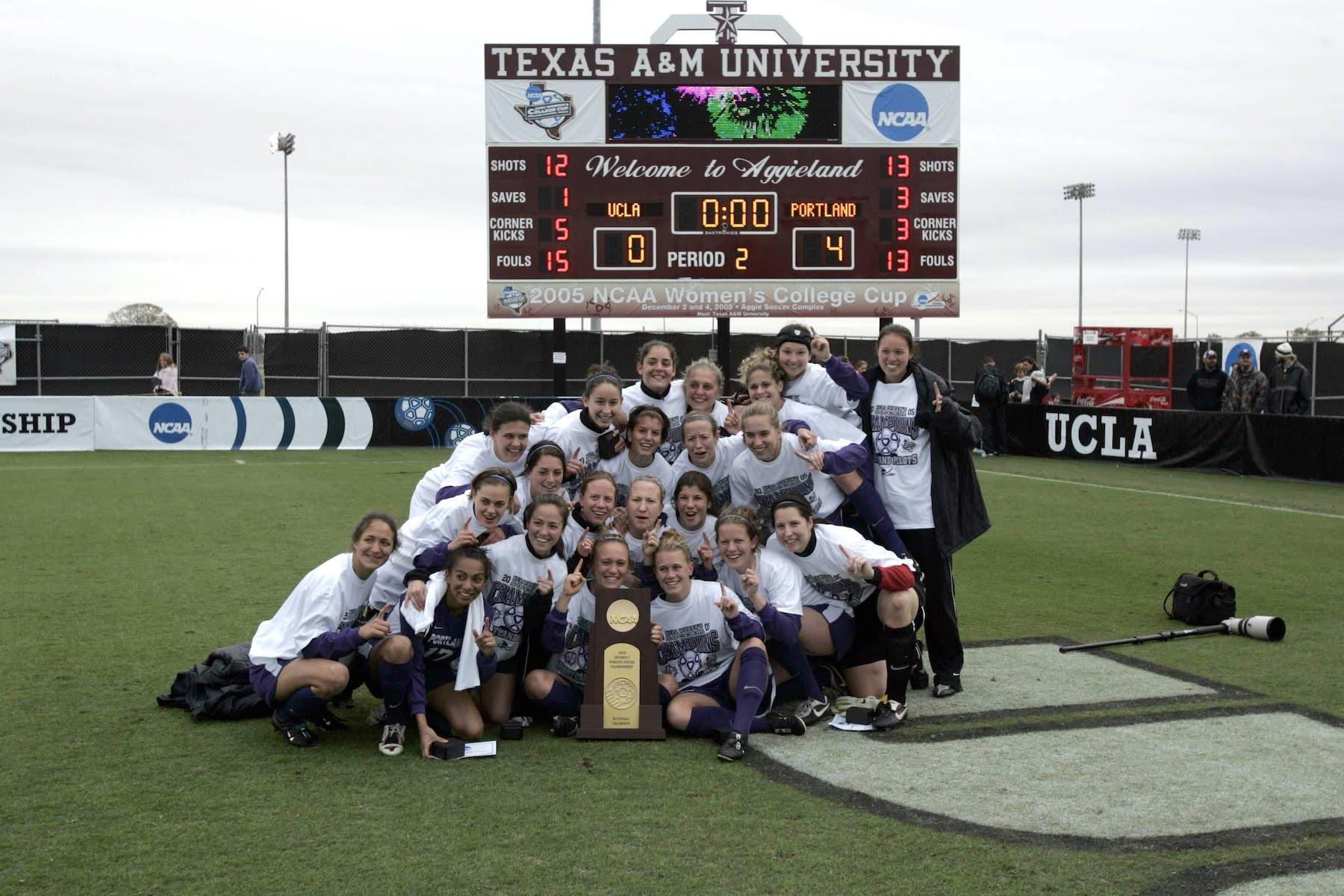 Portland won the 2005 national championship.