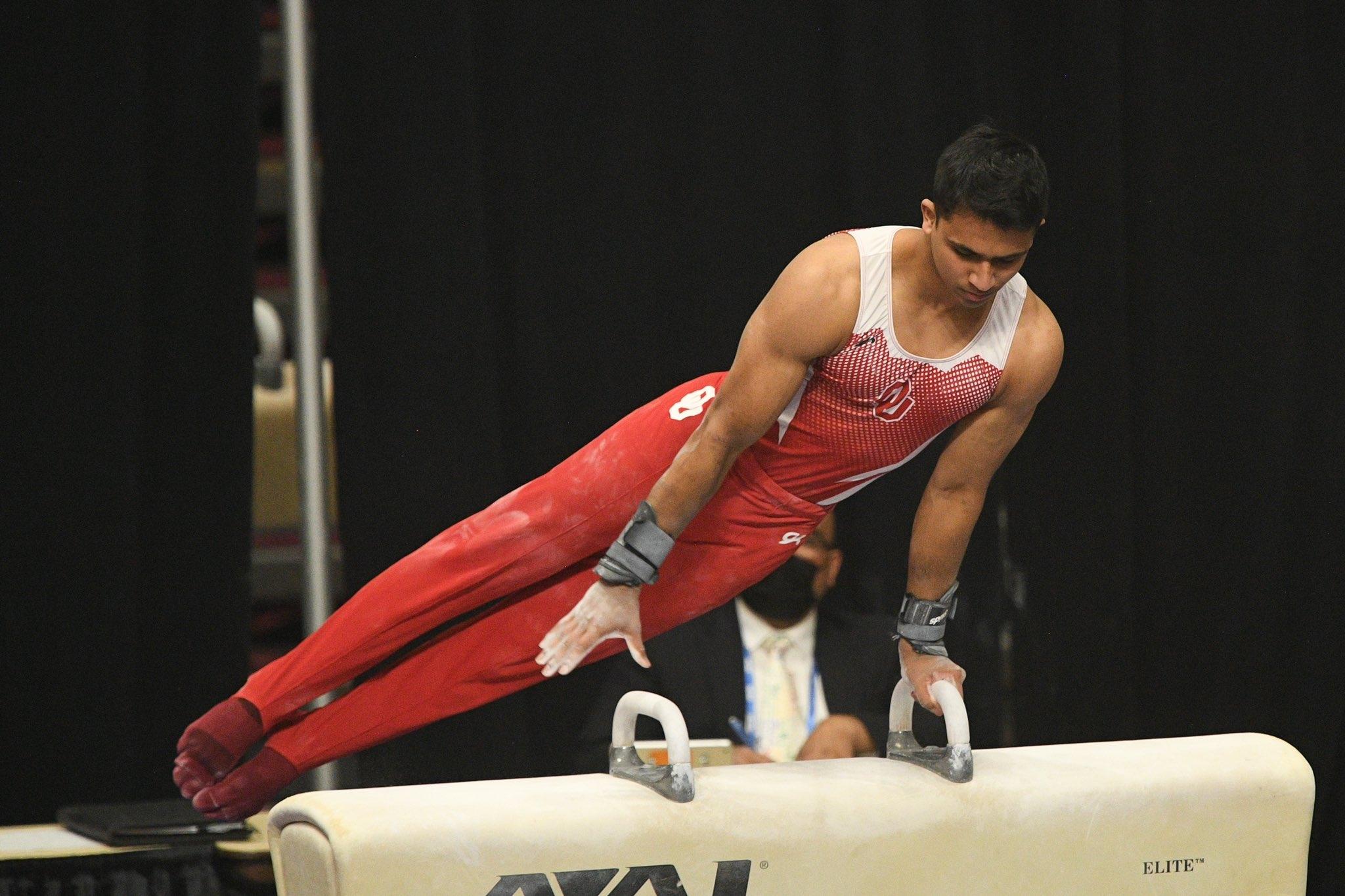 Oklahoma men's gymnastics in the 2021 national championship