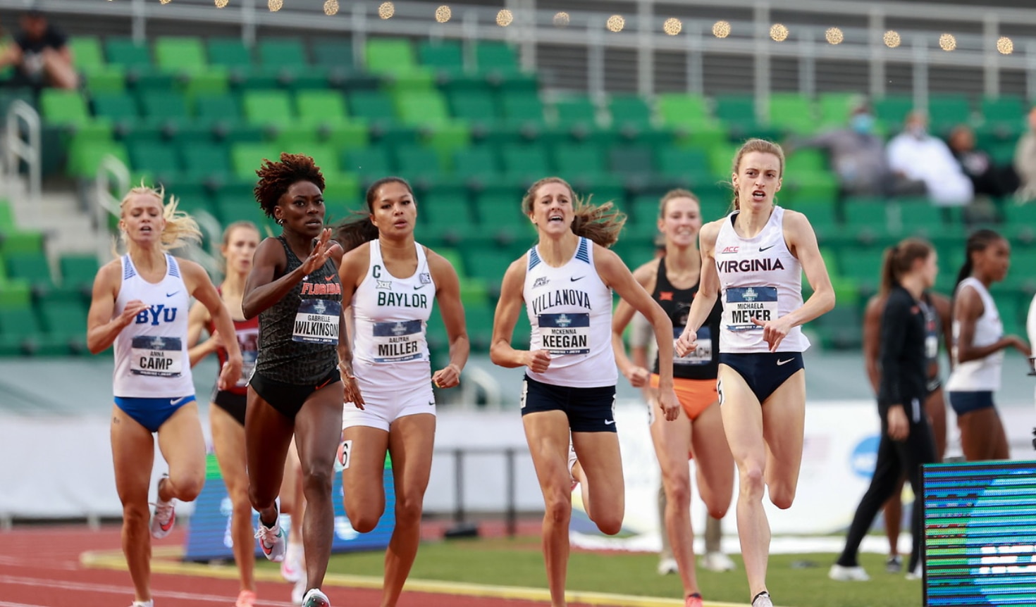 Virginia's Michaela Meyer.