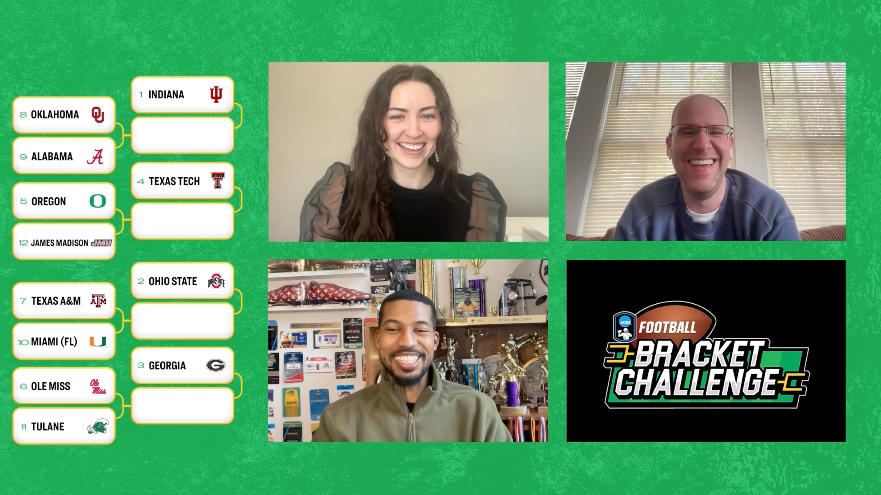 krikya888.com staff analyzes how the nation is picking the CFP in the College Football Bracket Challenge